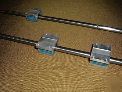 2 thomson pillow block rails 34