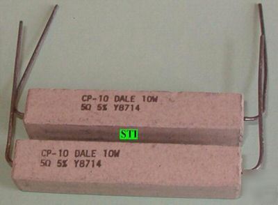  5Ω 5% 10 watt 10W resistor 5OHM (qty 2) 5 ohm 