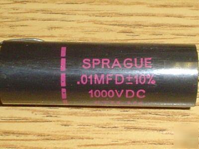 5 sprague black beauty tube amp capacitors 1000V 0.01UF