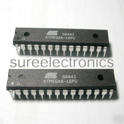 5X atmel ATMEGA8-16PU avr 8-bit microcontroller chip
