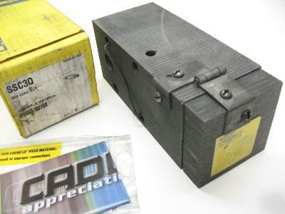 Erico cadweld connector mold SSC3Q horiz splice 500MCM