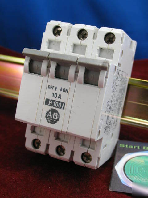 H100 allen bradley 3PL circuit breaker 1492-CB3 10 amp