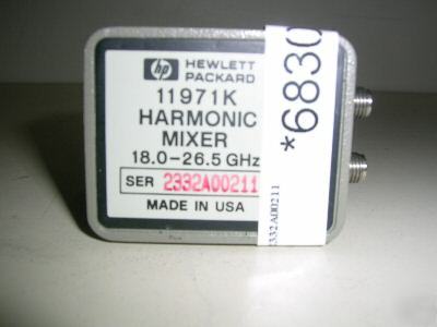 Hp 11971K 18-26.5GHZ harmonic mixer