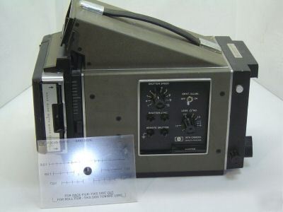 Hp 197A oscilloscope camera and 10378A camera adapter.