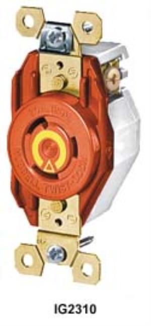 Hubbell IG2810 isolated ground twist-lockÂ® receptacle