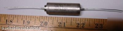 Lot 4 fixed electrolytic capacitors 4UF 360VDC