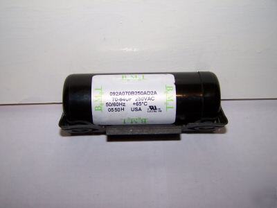 Motor start capacitor 70-84UF 250V cap & fixing bracket