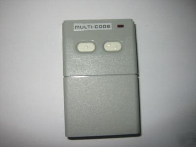 Multi-code two button garage door opener remote control