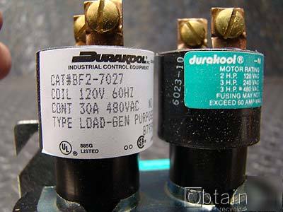 New durakool displacement relay 30 amp /unused