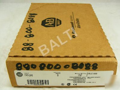 New * sealed* allen bradley ab 1747-L543 /b 1747L543