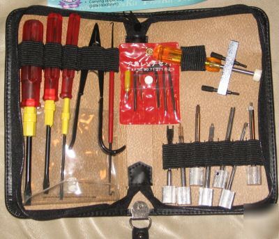 New vcr alignment tool kit with carrying zipper case, 