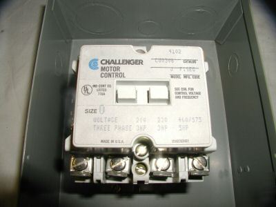 New westinghouse challenger size 0 contactor enclosure