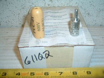 Penn-union tpo aluminum terminal plug lot of (4)<611Q2