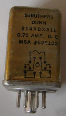 Struthers dunn (magnecraft) 214XBX311 relay