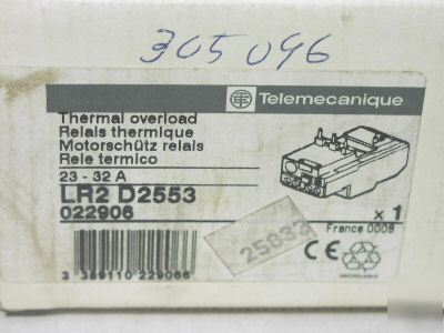 Telemecanique LR2D2553 overload relay LR2-D2553 