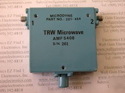 Trw microdyne 201-464 /AMF5408 microwave isolator refu