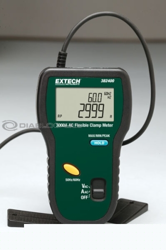 Extech 382400 flexible true rms ac current clamp meter