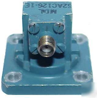 05-01437 WR62 waveguide to sma-female coaxial adapter