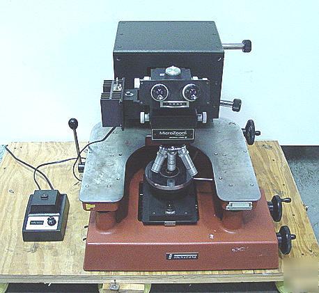 C19886 signatone s-250 wafer prober w/ b&l microzoom