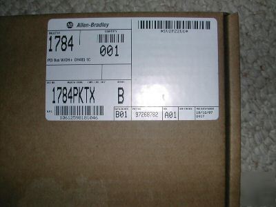 Factory sealed allen bradley 1784-pktx/b 1784PKTX