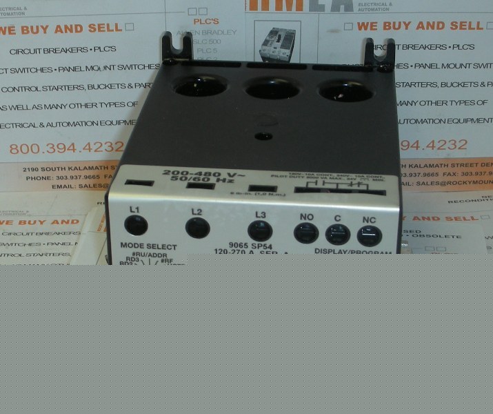New square d 9065 SP54 motor logic plus overload relay 