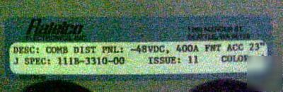 Ratelco power distribution system rectifier low v disc