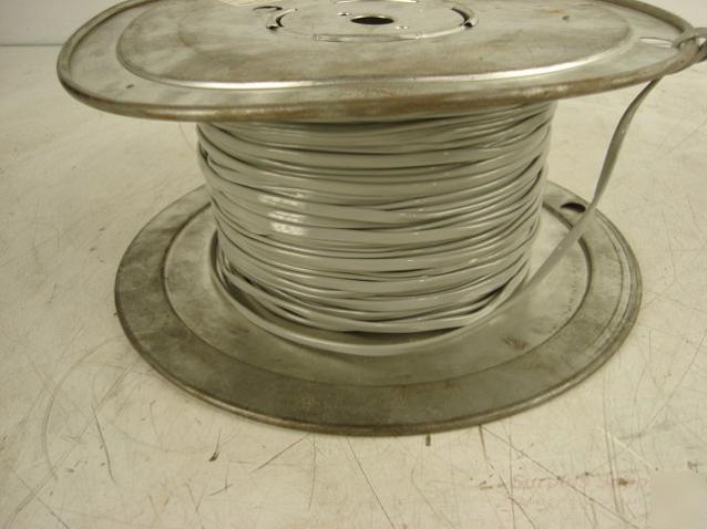 Spool of telephone or security conductor wire