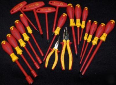 21 piece wiha insulated tool kit - free shipping