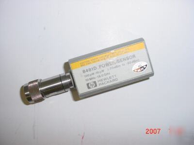 Hp/agilent 8481D power sensor 10 mhz - 18.0 ghz (bad)