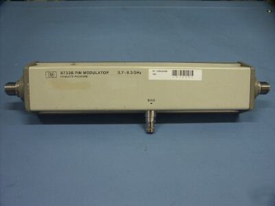 Hp/agilent 8733B pin modulator,3.7 to 8.3 ghz.
