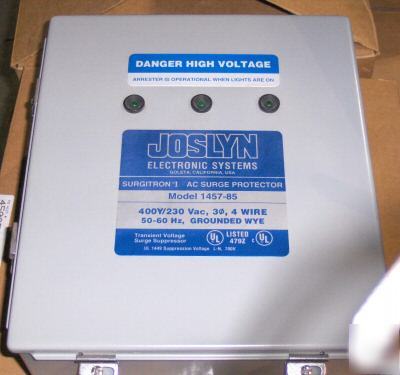 Joslyn surgitron 1 #1457-85 & power arrester #1457-45