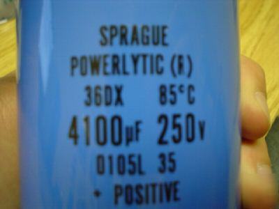 New 2PCS sprague 250V 4100UF computer grade capacitors 