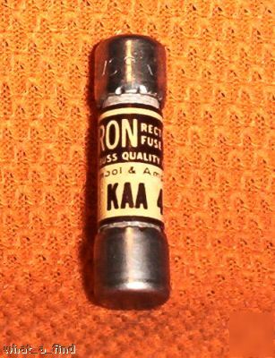 New buss tron kaa-4 fuse 4 amp KAA4 warranty nnb