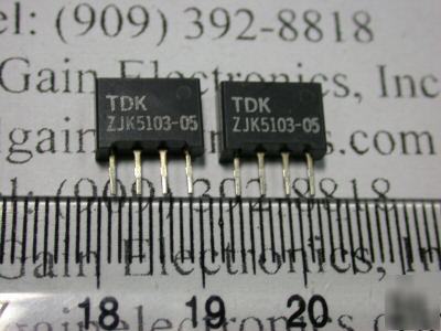 New tdk ZJS5103-05 emi filter sip 4 pin 