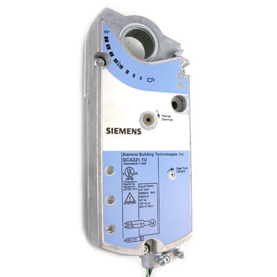 Siemens gca 221.1U spring return electric actuator