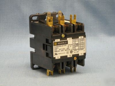 Square d definite purpose contactor 8910DPA33V09 5B117