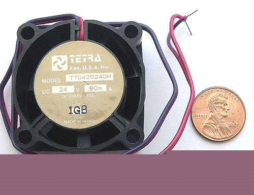 Fan ~ 24VDC 90MA 90 ma ~ 7 blades ~ brushless (3)