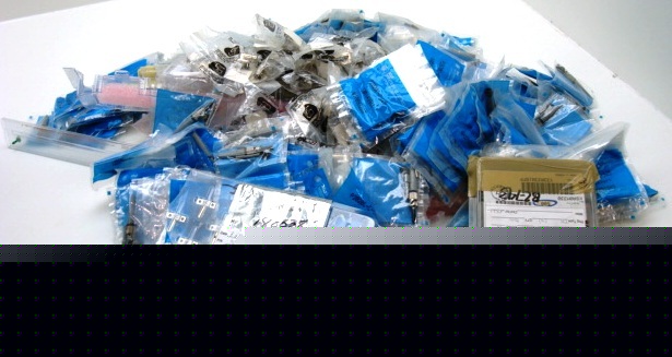 Lot of 9 lbs of various electronic components