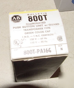 New allen bradley 800T-PA16G illuminated push button 
