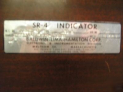 Strain indicator sr - 4