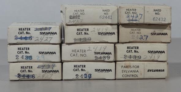 Sylvania parts for clark control various models lot 16