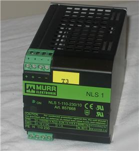 Murr nls-1 switch mode power supply - 10V dc 1A