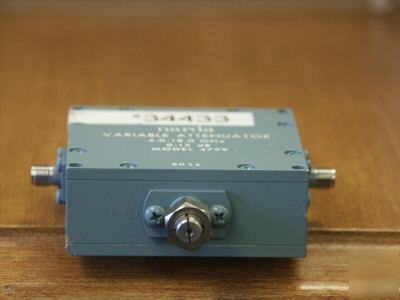 Narda/L3 4799 coaxial miniature variable attenuator