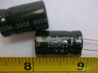 New 15PCS, 22V 250UF radial electrolytic capacitors 