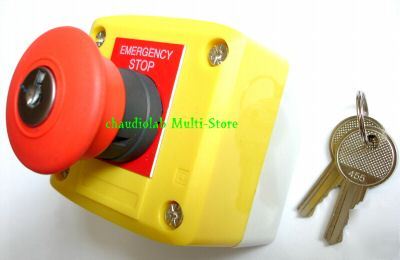 New emergency stop pushbutton control station key #0311