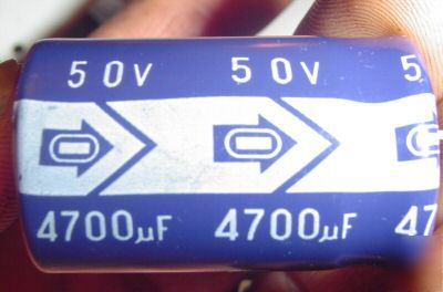 New samhwa 50V 4700UF capacitor 6PCS