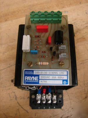 Payne engineering power controller 18D-2-30 18D230 1 ph