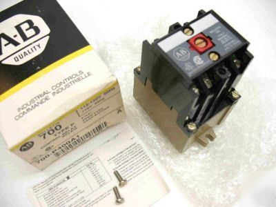 Allen bradley 700-P400A1 control relay 10A, 4 n.o. cont