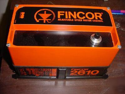 Fincor model 2611 AP0 adj. dc speed control 2HP max.