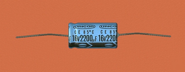 Lot (110) electrolytic capacitors 100UF 35 volt axial